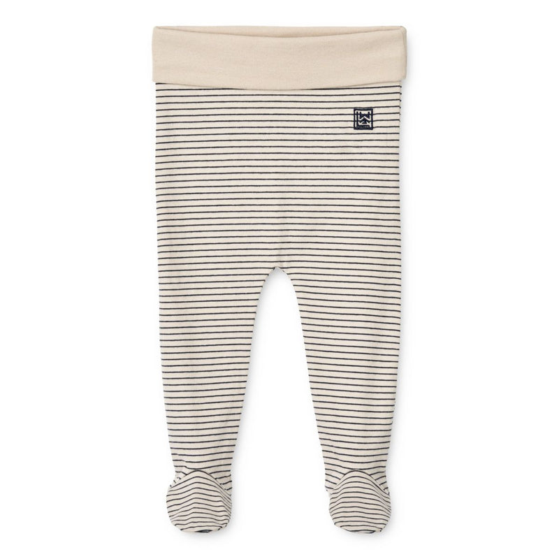 LIEWOOD Facu leggings, stribede - Y/D Stripe Sandy / Classic navy - Leggings