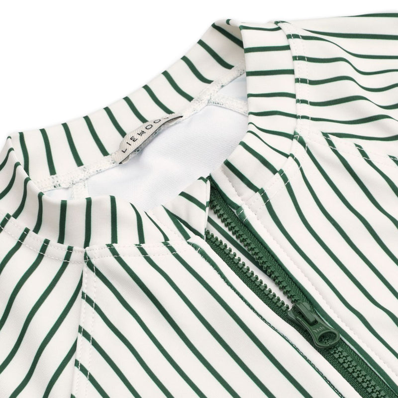 LIEWOOD Magali badedragt - Stripe Garden green / Creme de la creme - Badedragt