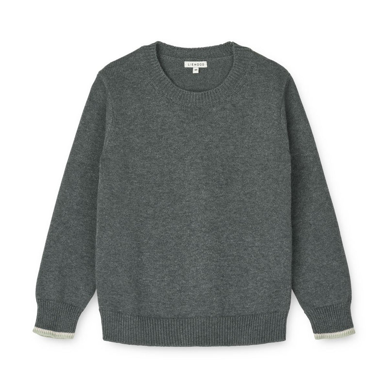 LIEWOOD Omaha jumper - Grey melange - Sweater