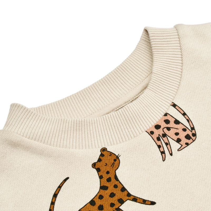 LIEWOOD Thora trøje - Leopard multi mix - Sweatshirts