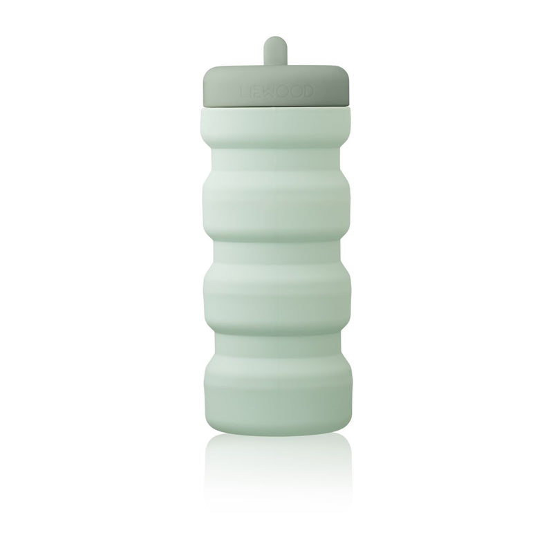 LIEWOOD Wilson foldbar flaske 450 ml - Dusty mint / Faune green - Vandflaske