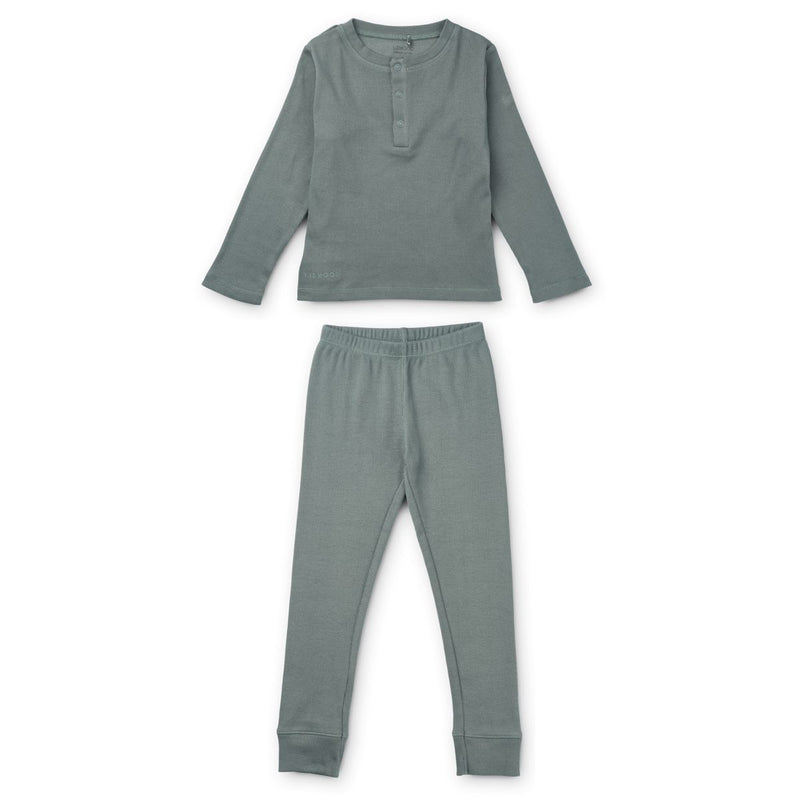 LIEWOOD Wilhelm pyjamassæt - Blue fog - Pyjamassæt