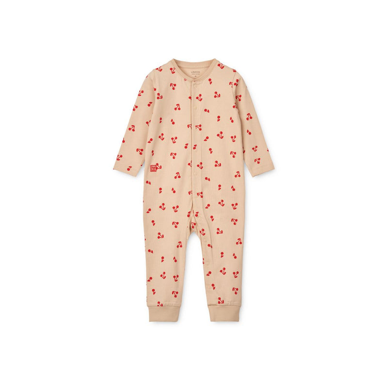 LIEWOOD Birk pyjamas jumpsuit - Cherries / Apple blossom - Pyjamas Jumpsuits