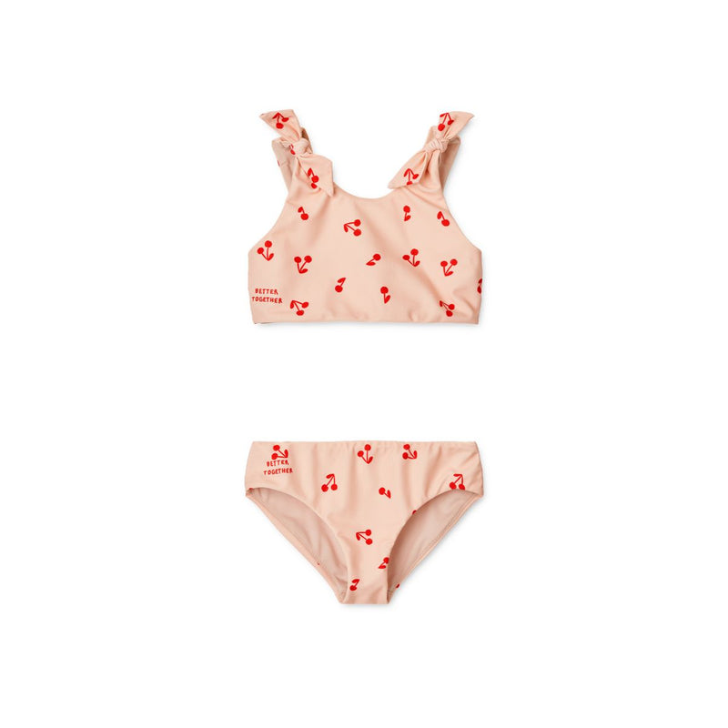 LIEWOOD Bow bikinisæt - Cherries / Apple blossom - Bikini