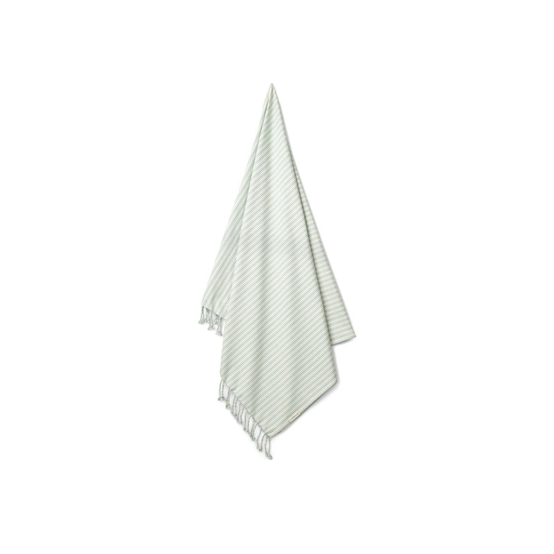 LIEWOOD Mona strandhåndklæde - Y/D stripe Ice blue / Creme de la creme - Håndklæder / Vaskeklude