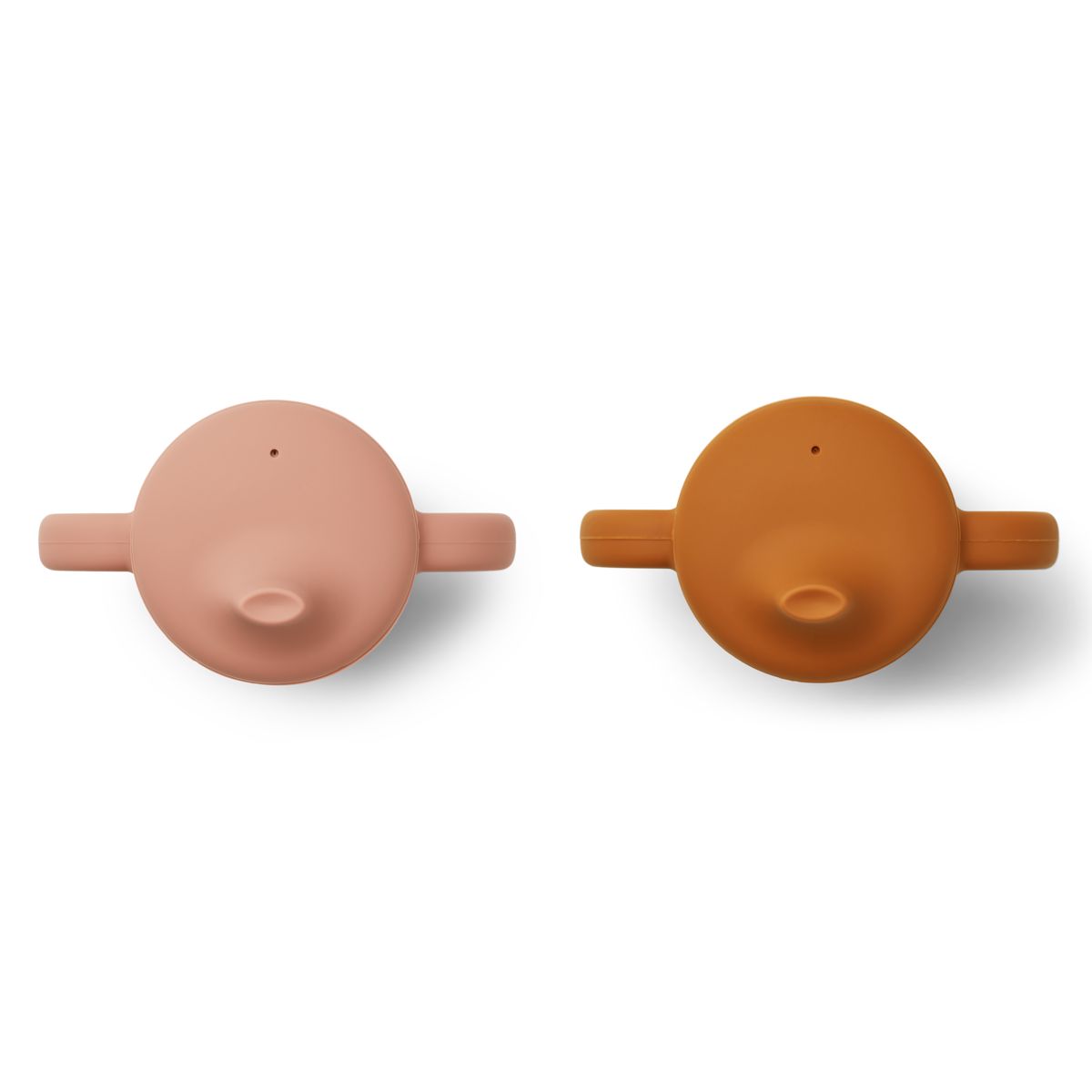 LIEWOOD Neil kop 2-pak - Dark rose/mustard mix - CUP